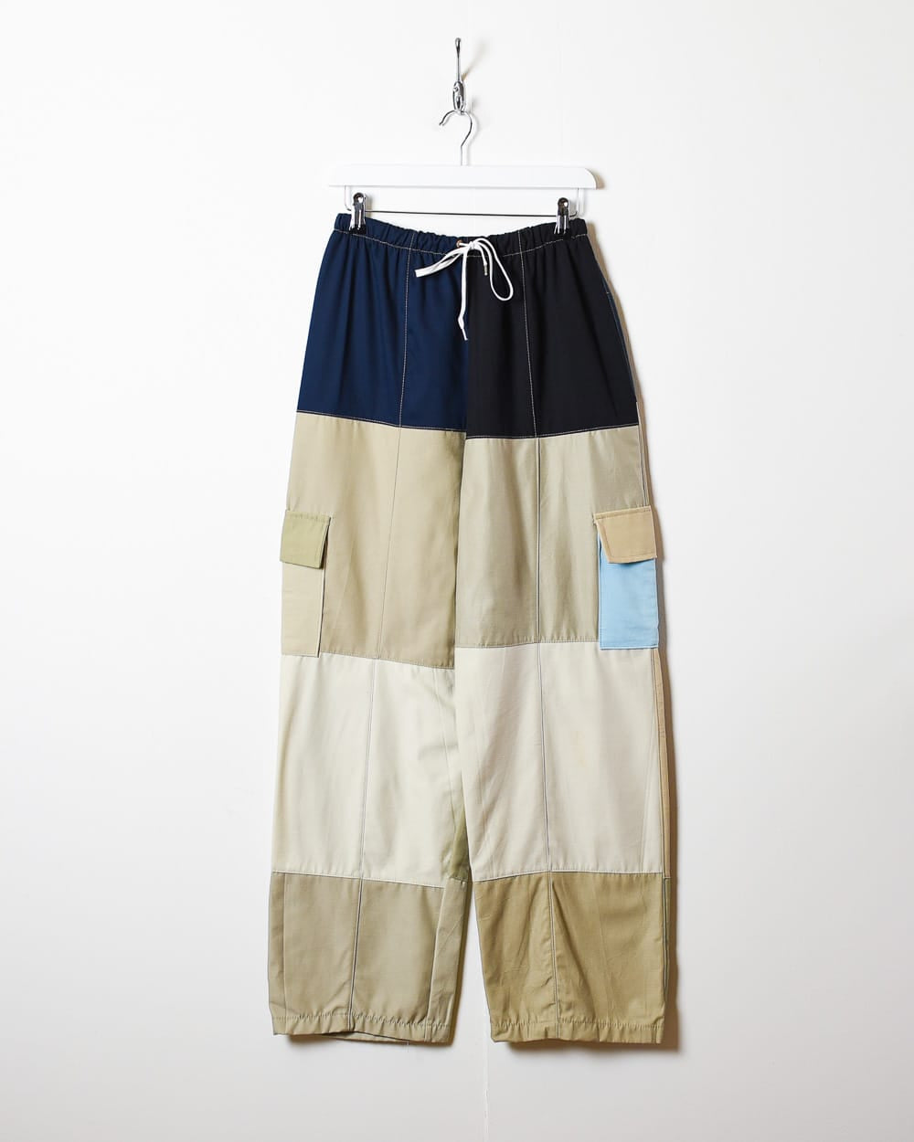 Neutral Reworked Baggy Cargo Trousers - Small