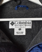 Navy Columbia Fleece Lined Coat - X-Large