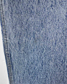 Blue Levi's Acid Washed 501 Jeans - W38 L28