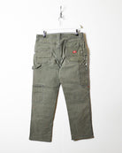 Khaki Dickies Women's Double Knee Carpenter Jeans - W34 L27