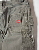 Khaki Dickies Women's Double Knee Carpenter Jeans - W34 L27