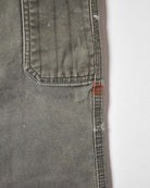 Khaki Dickies Women's Double Knee Carpenter Jeans - W34 L27