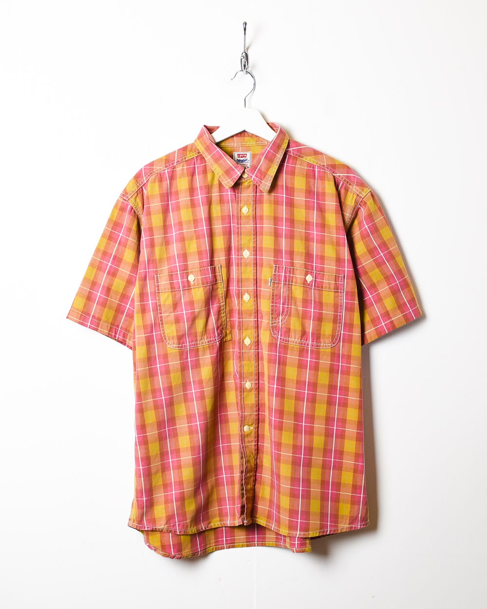 Multicolour Levi's Checked Short Sleeved Shirt - X-Large
