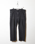 Black Levi's Loose Straight 569 Jeans - W38 L28