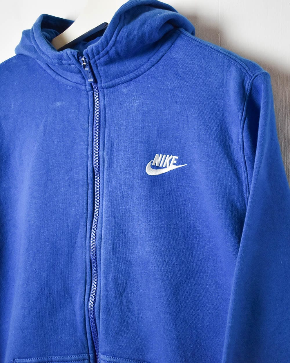 Blue Nike Zip-Through Hoodie - Small