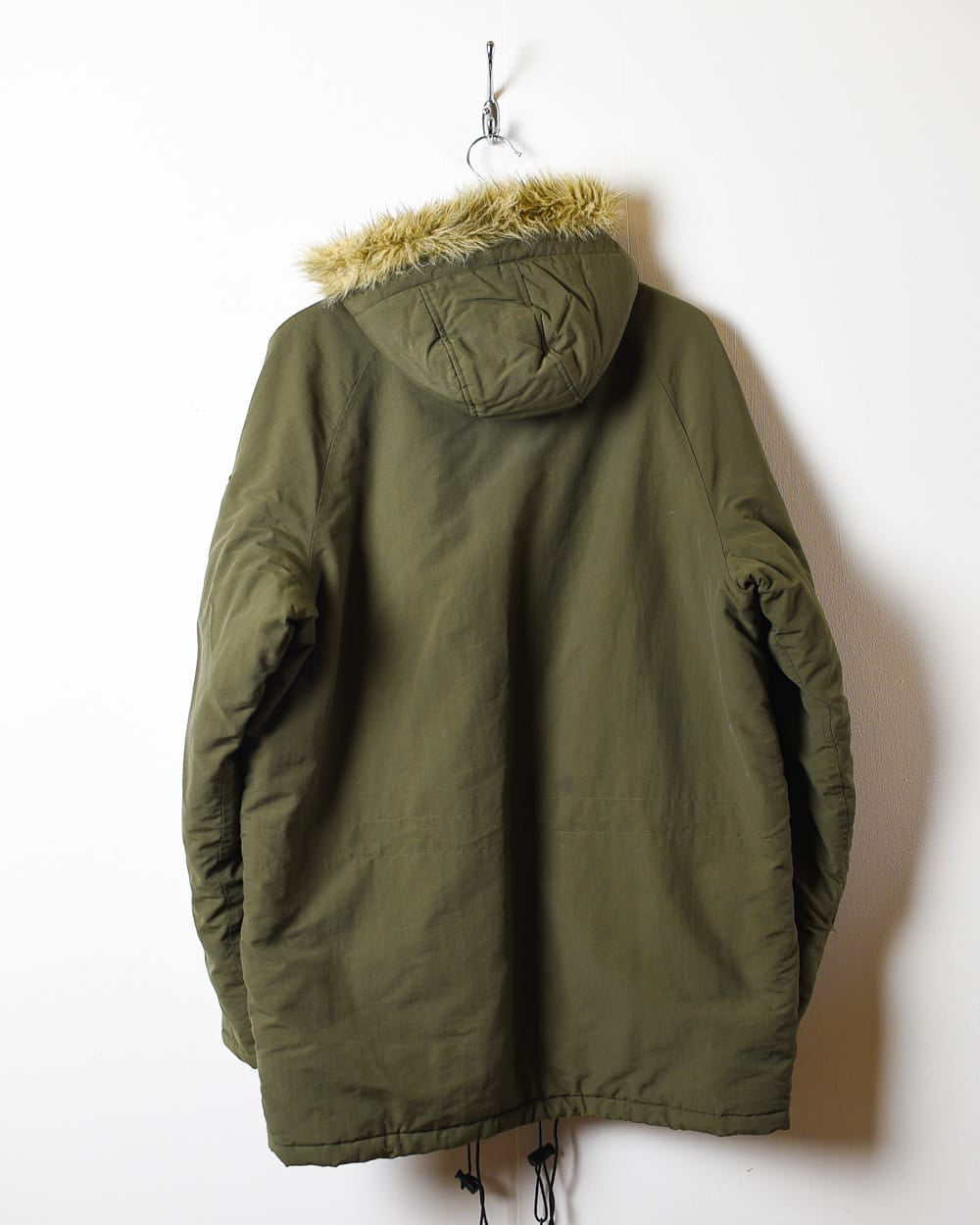 Khaki Carhartt Hooded Parka Jacket - Medium