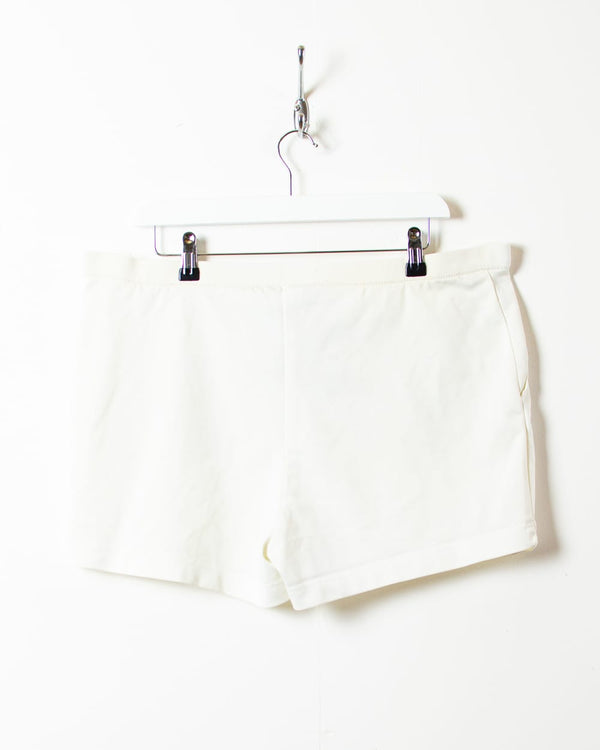 White Reebok Tennis Shorts - X-Large