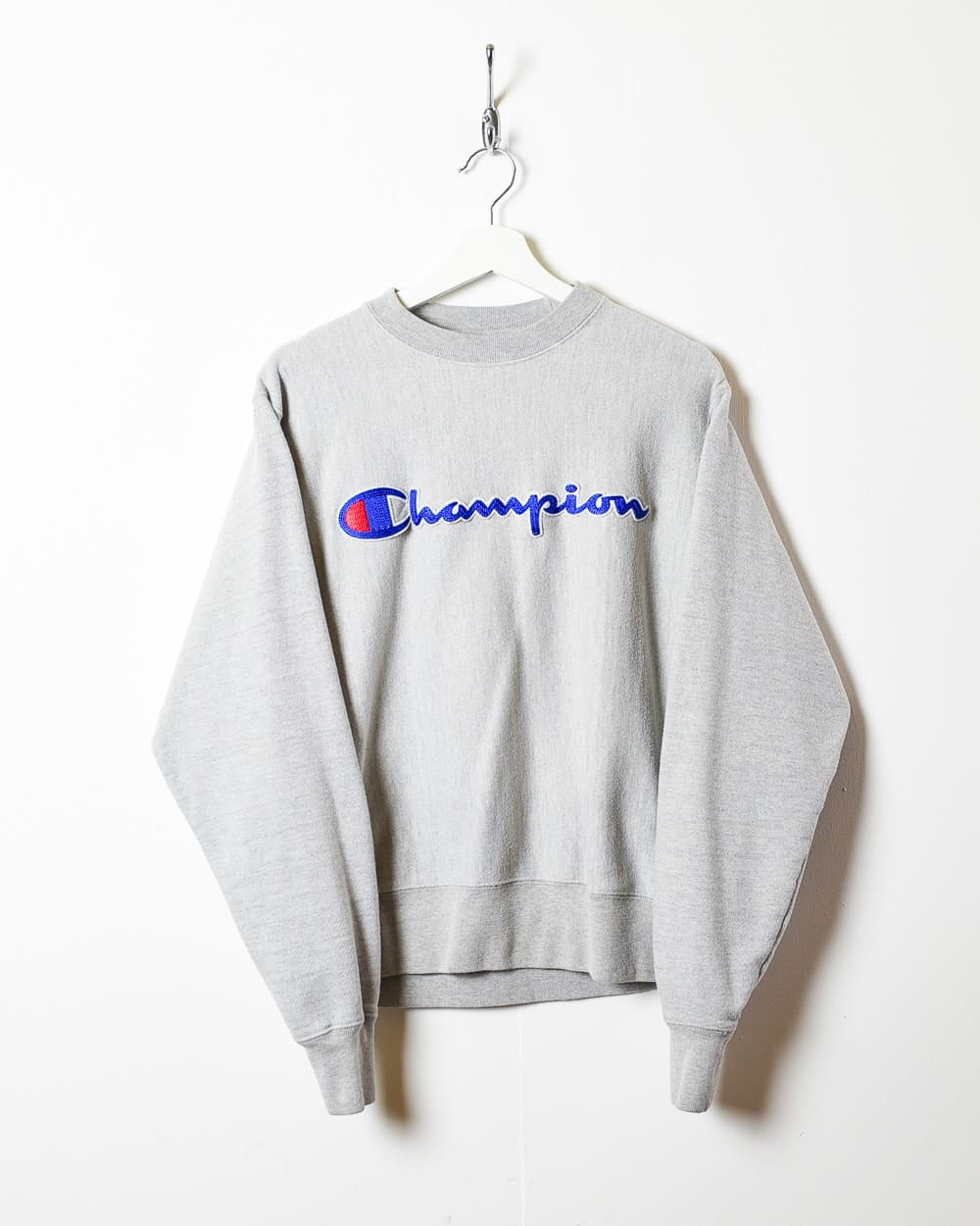 Vintage 90s Stone Champion Reverse Weave Sweatshirt - Small Cotton