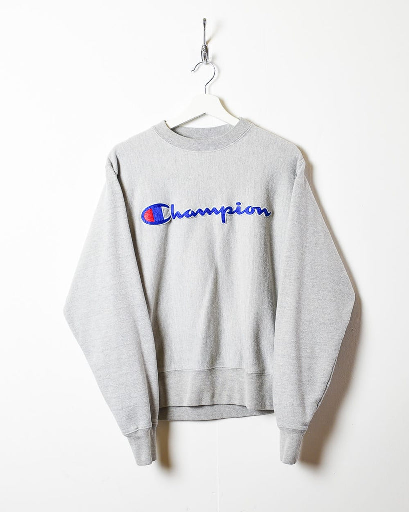 Vintage 90s Stone Champion Reverse Weave Sweatshirt - Small