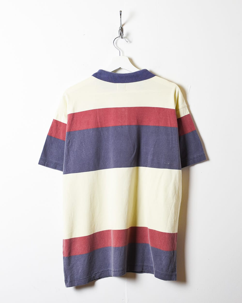 Neutral Levi's Striped Polo Shirt - Large