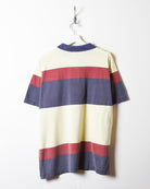 Neutral Levi's Striped Polo Shirt - Large