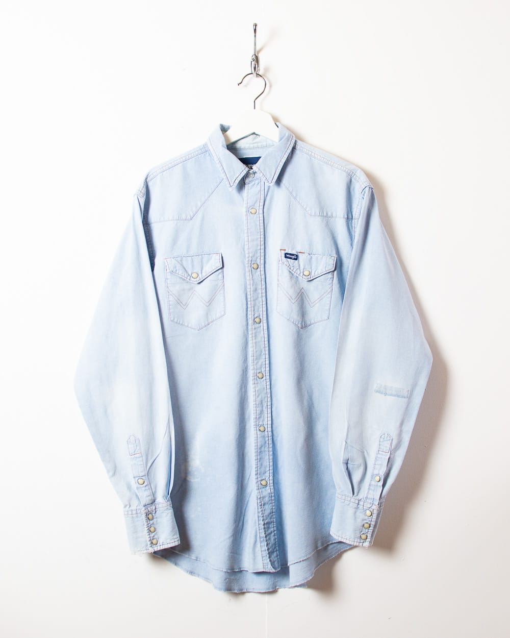 BabyBlue Wrangler Denim Shirt - Large