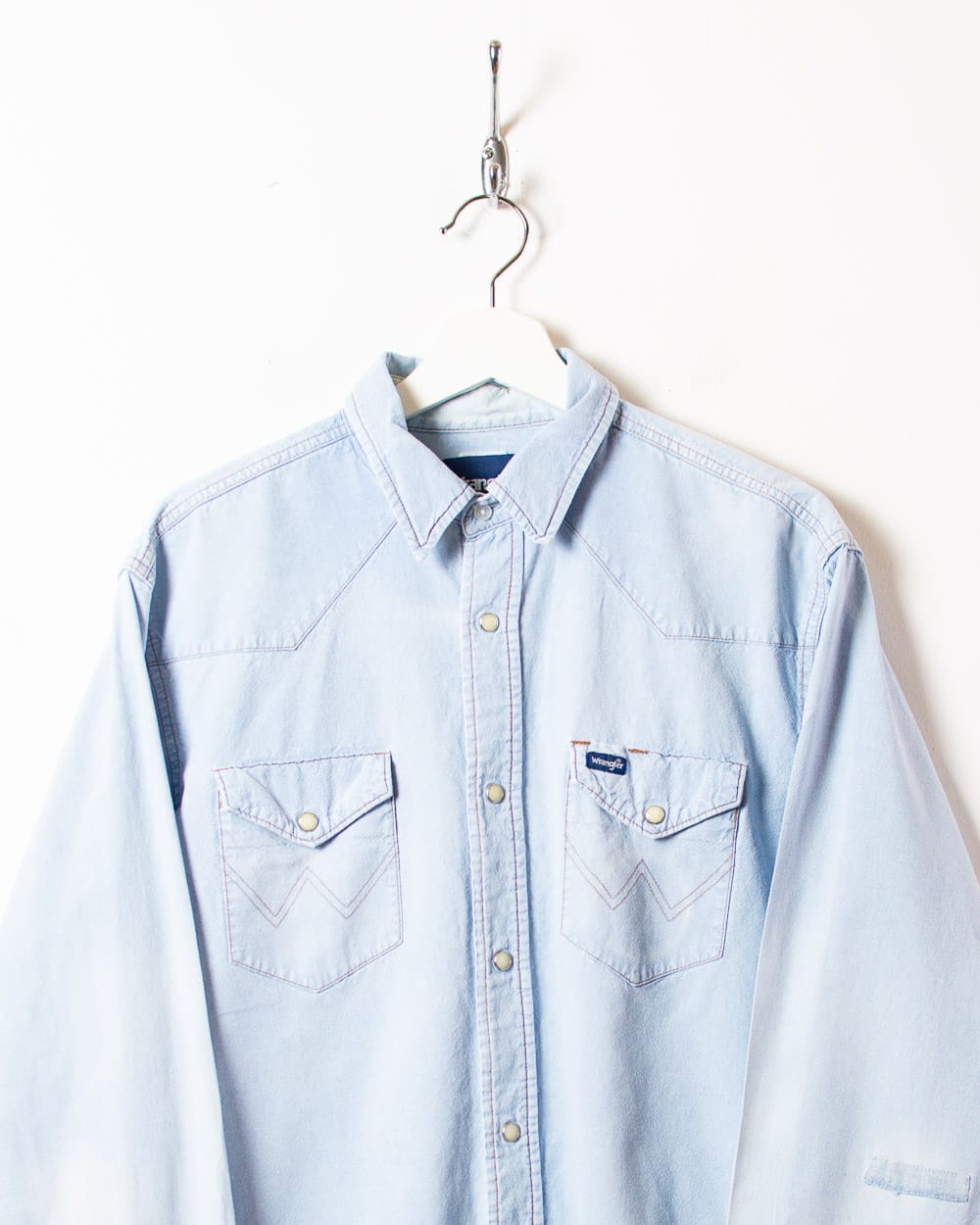 BabyBlue Wrangler Denim Shirt - Large