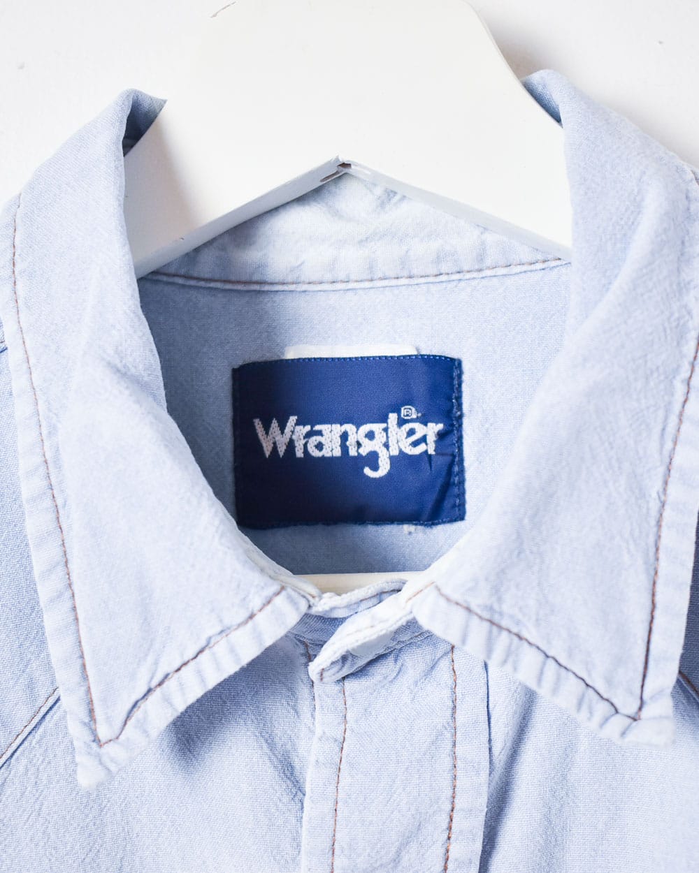 BabyBlue Wrangler Denim Shirt - Large