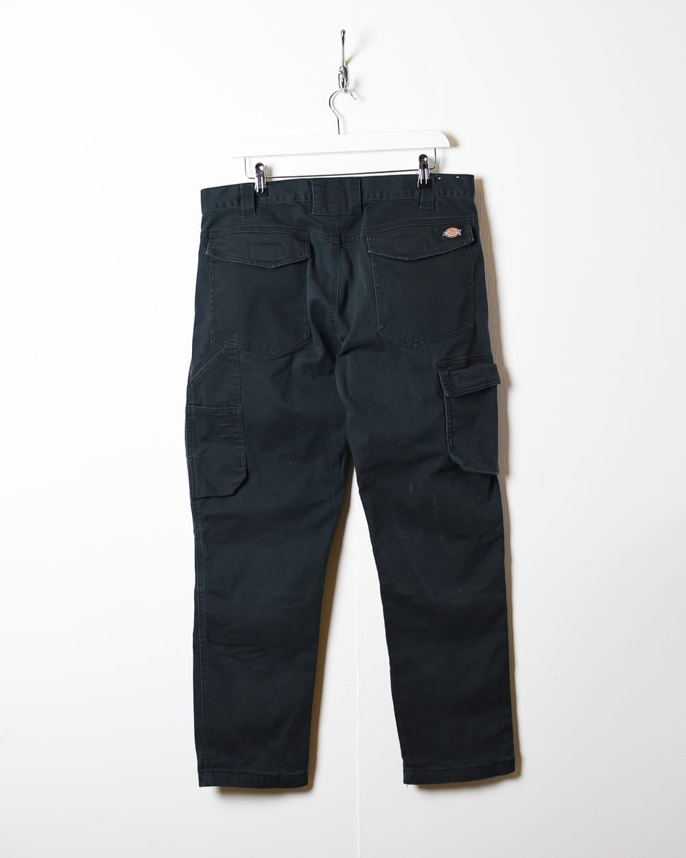Black Dickies Workwear Double Knee Cargo Trousers - W36 L29
