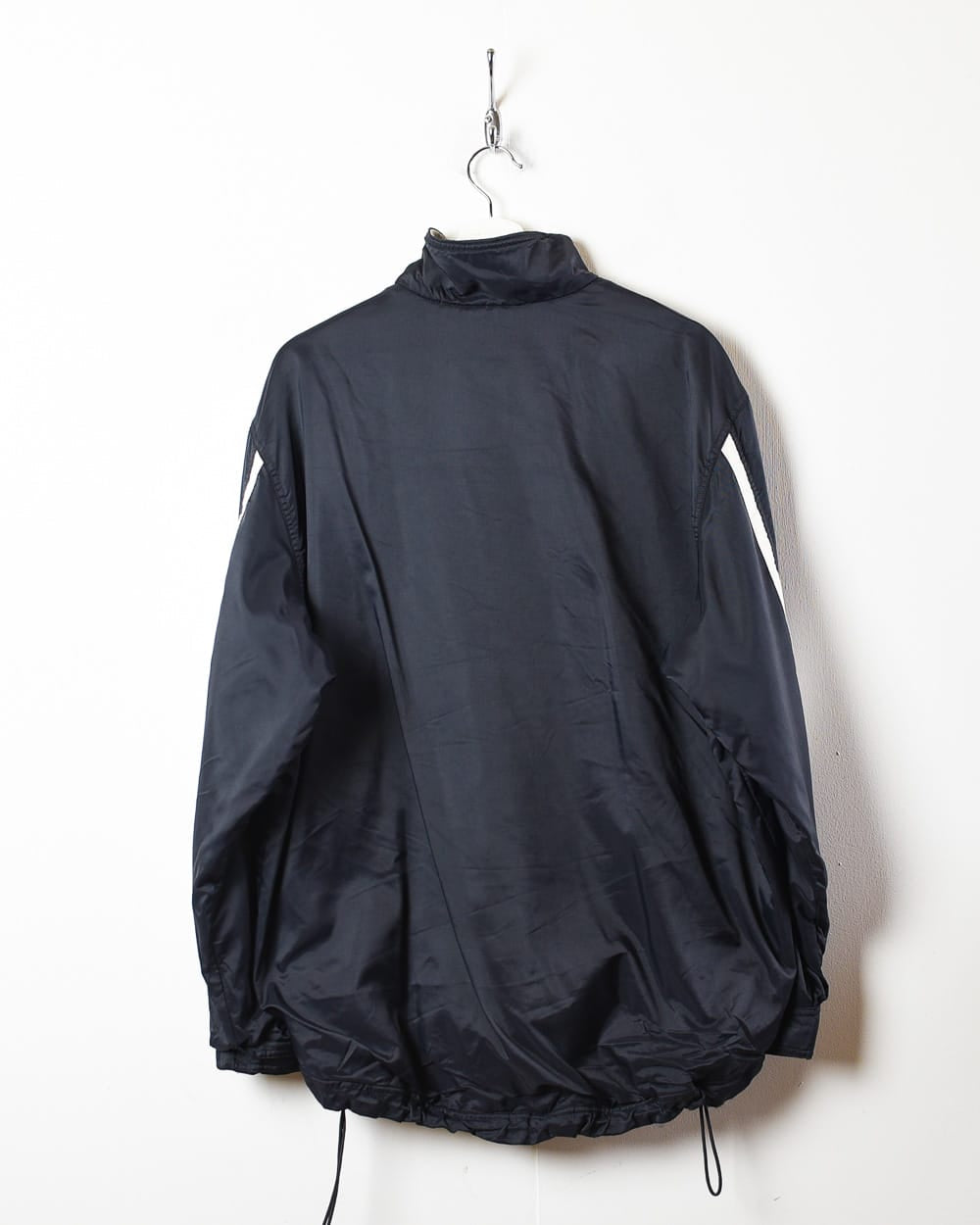 Black Nike Fleece Lined Windbreaker Jacket - Medium