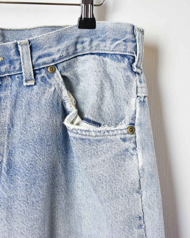 Blue Carhartt Distressed Jeans - W34 L32