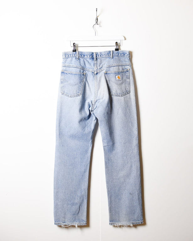 Blue Carhartt Distressed Jeans - W34 L32