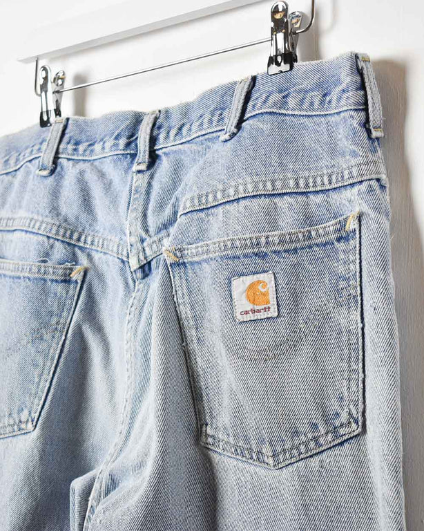 Blue Carhartt Distressed Jeans - W34 L32