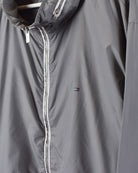 Grey Tommy Hilfiger Windbreaker Jacket - XX-Large
