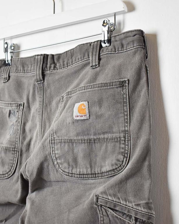 Grey Carhartt Distressed Jeans - W36 L29