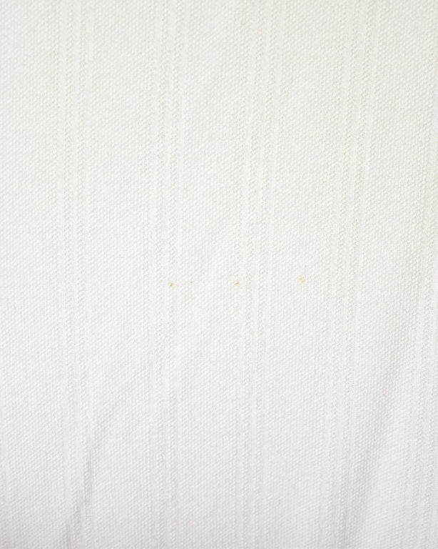 White Adidas 1/4 Button Polo Shirt - Large