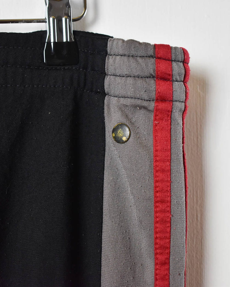 Vintage 90s Black Adidas Tracksuit Bottoms - X-Large Cotton– Domno Vintage