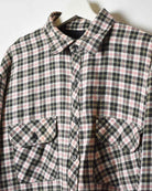 Red Dickies Quilted Flannel Overshirt - X-Large