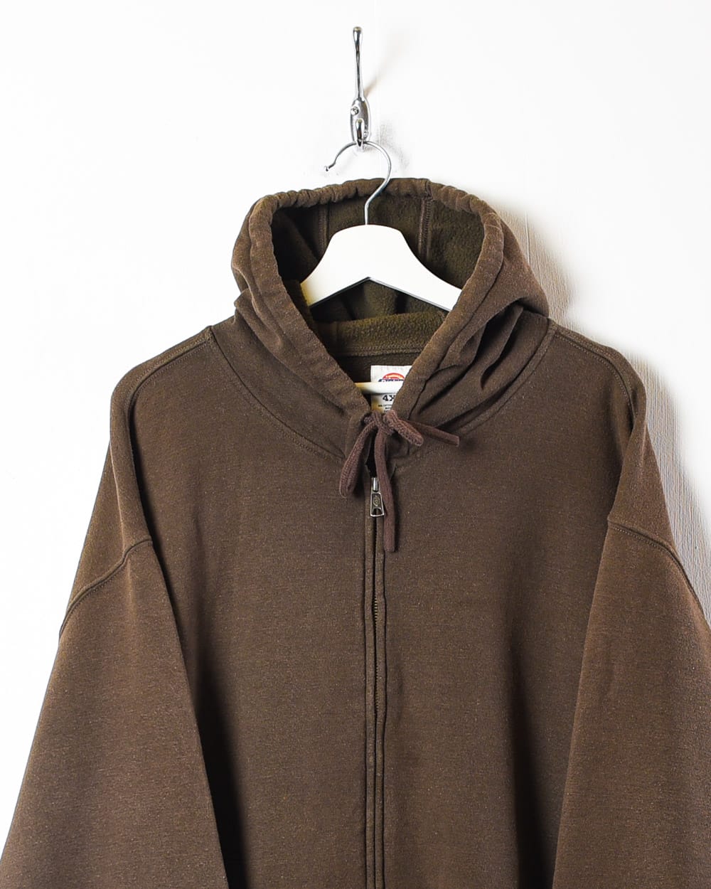 Brown Dickies Zip-Through Hoodie - XXXX-Large