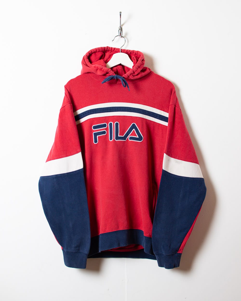 Red Fila Hoodie - Large