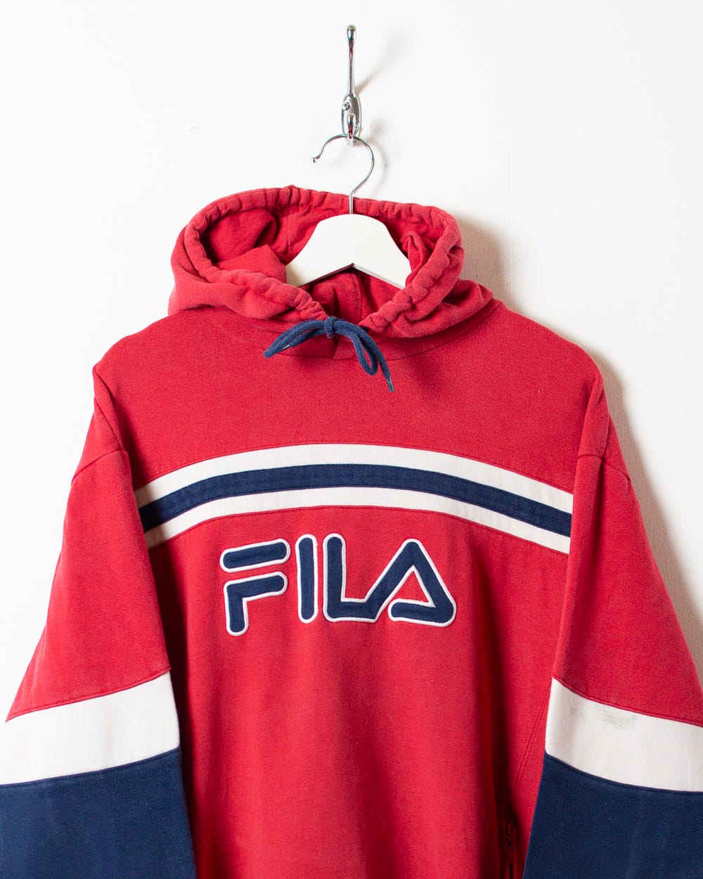 Red Fila Hoodie - Large