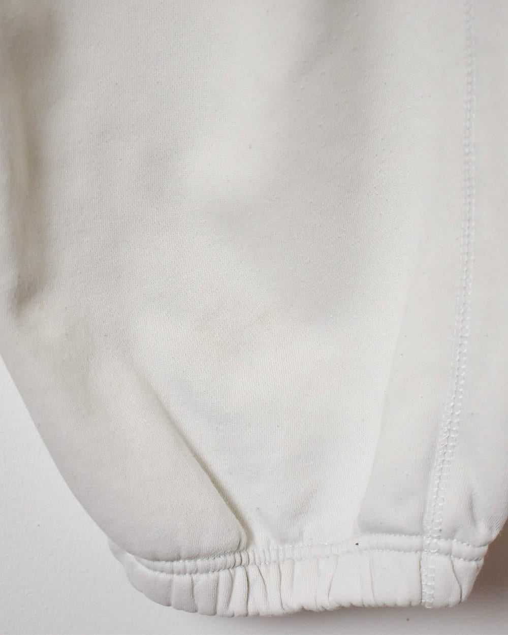 White Nike Tracksuit Bottoms - X-Large