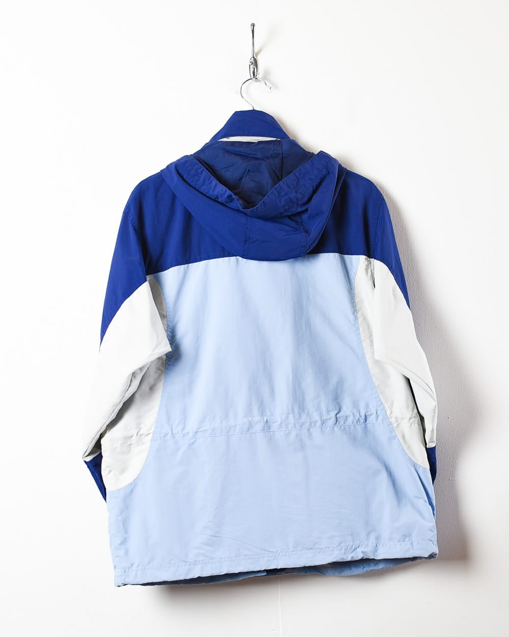 BabyBlue LL Bean Hooded Windbreaker Jacket  - Medium Women's