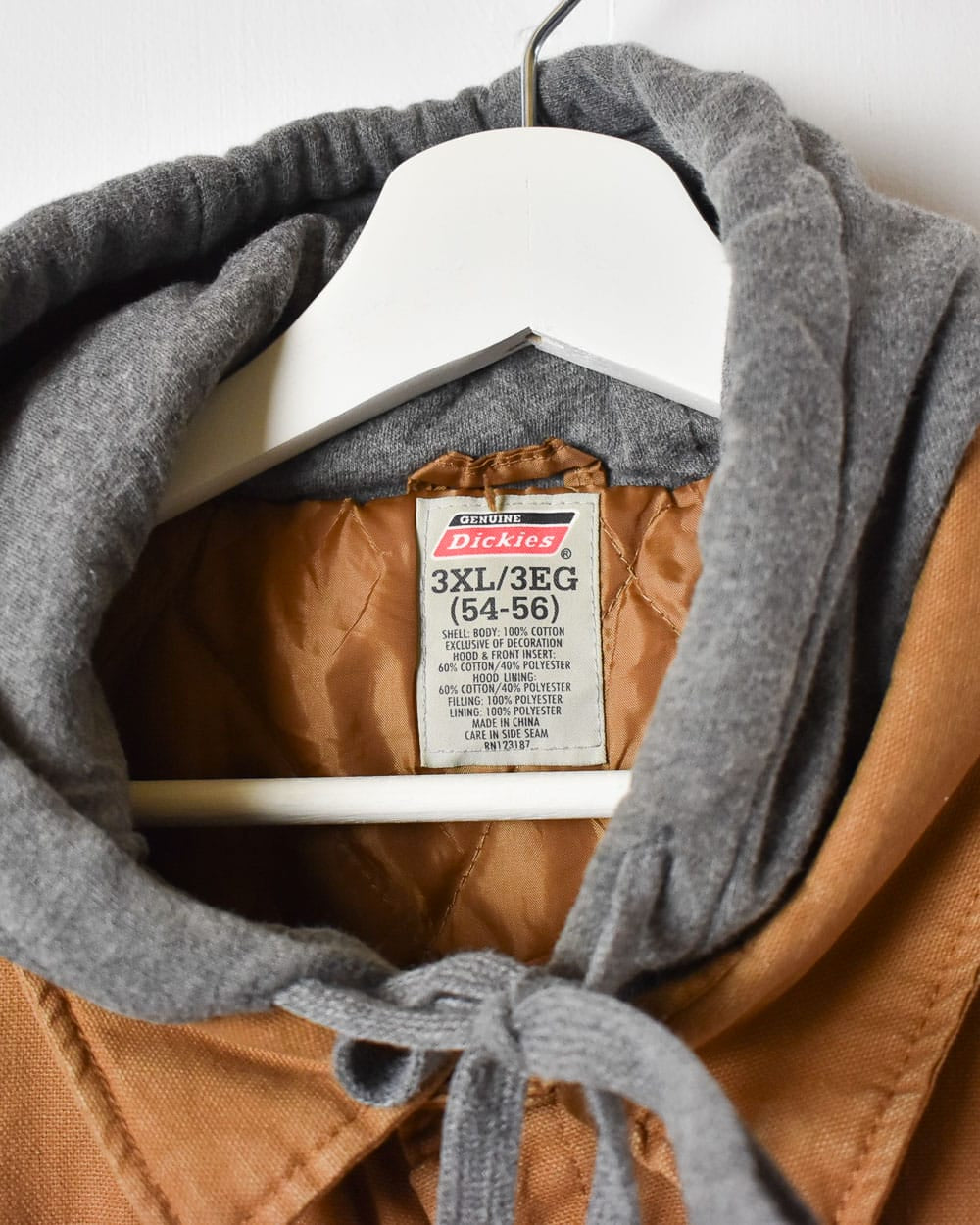 Dickies Hooded Workwear Overshirt XXX Large Domno Vintage