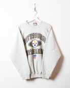 Stone Logo Athletic NFL Pittsburgh Steelers Sweatshirt - X-Large