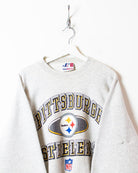 Stone Logo Athletic NFL Pittsburgh Steelers Sweatshirt - X-Large