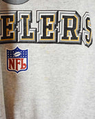 Stone Logo Athletic NFL Pittsburgh Steelers Sweatshirt - X-Large