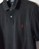 Black Polo Ralph Lauren Polo Shirt - Large