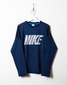 Navy Nike Athletic Long Sleeved T-Shirt - Small