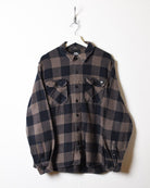 Brown Dickies Flannel Shirt - X-Large