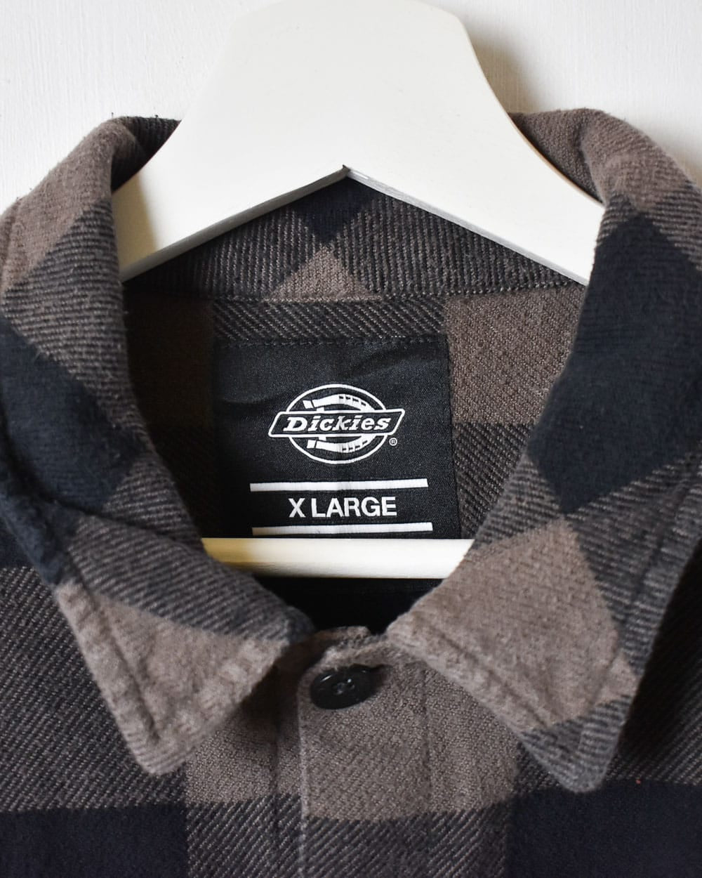 Brown Dickies Flannel Shirt - X-Large