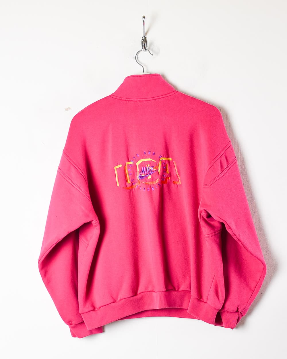 Nike 1/4 Zip Sweatshirt - Small - Domno Vintage 