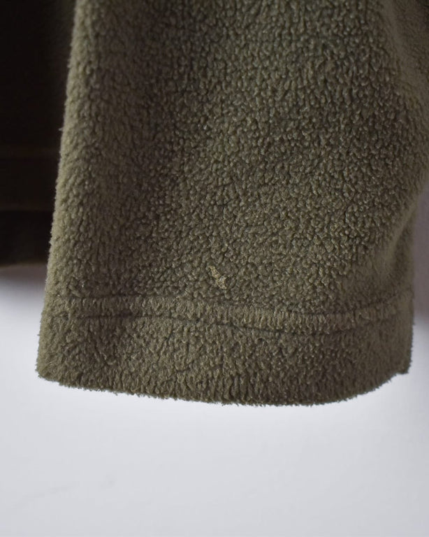 Khaki Adidas Fleece Sweatshirt - Large