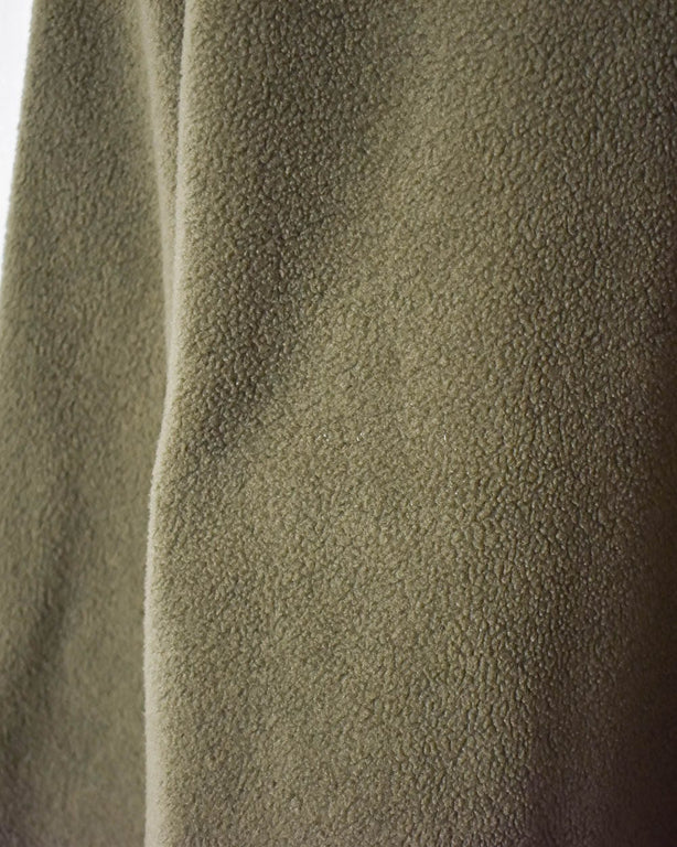 Khaki Adidas Fleece Sweatshirt - Large