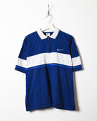 Navy Nike 1/4 Zip Polo Shirt - Medium