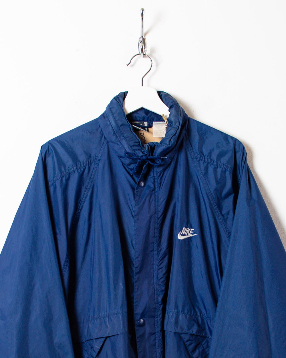 Navy Nike 80s Windbreaker Jacket - Large