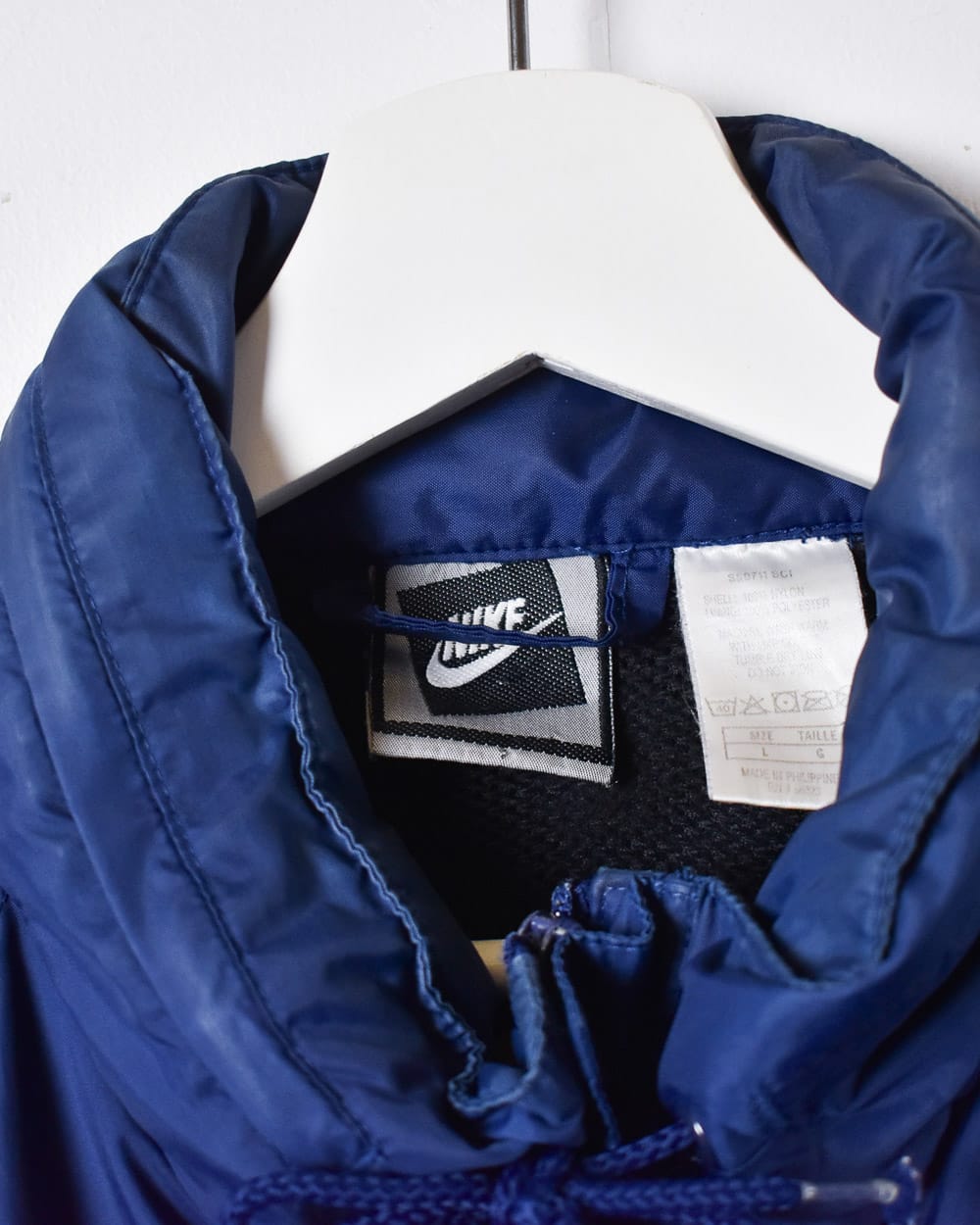 Navy Nike 80s Windbreaker Jacket - Large