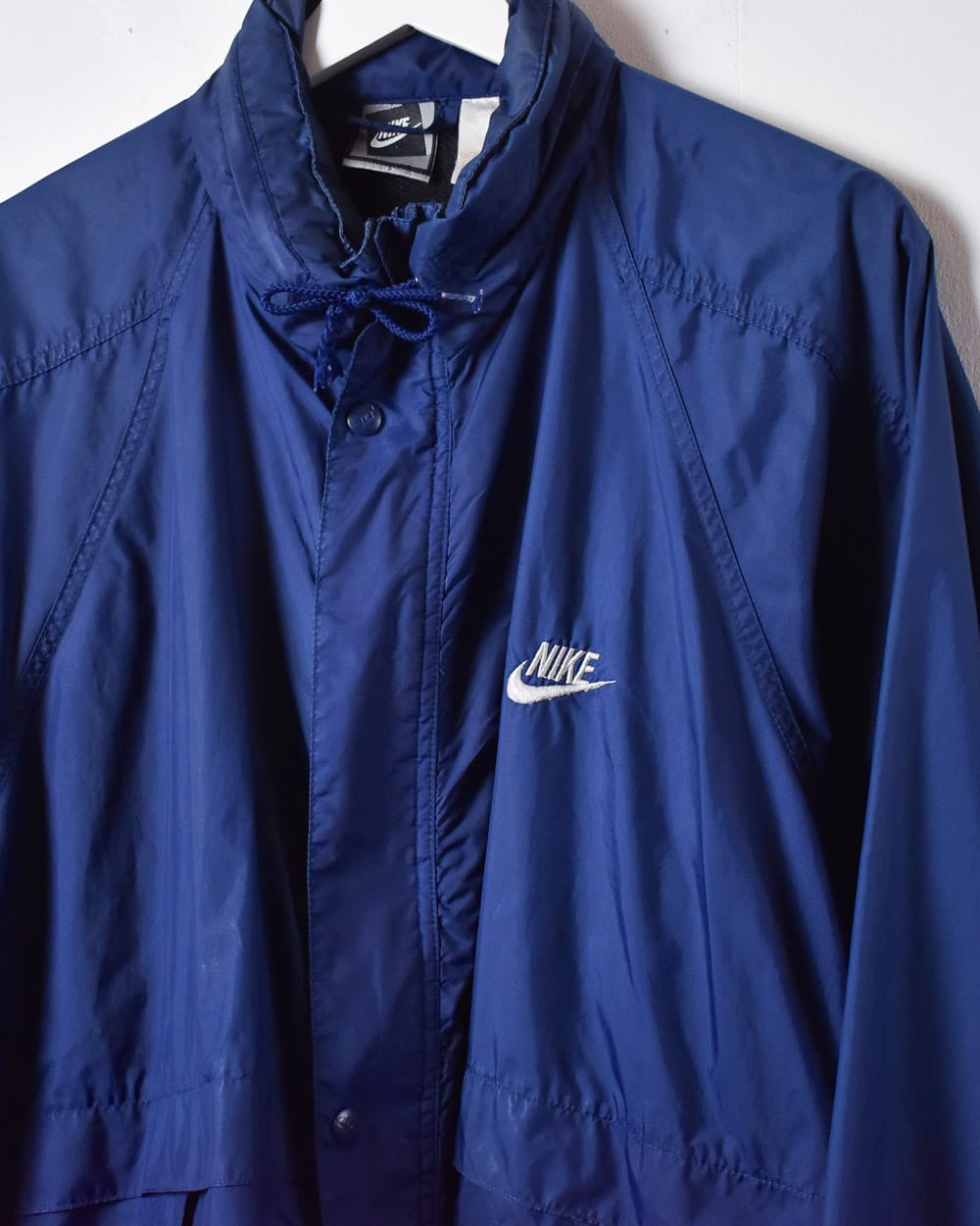 Navy Nike 80s Windbreaker Jacket - Large