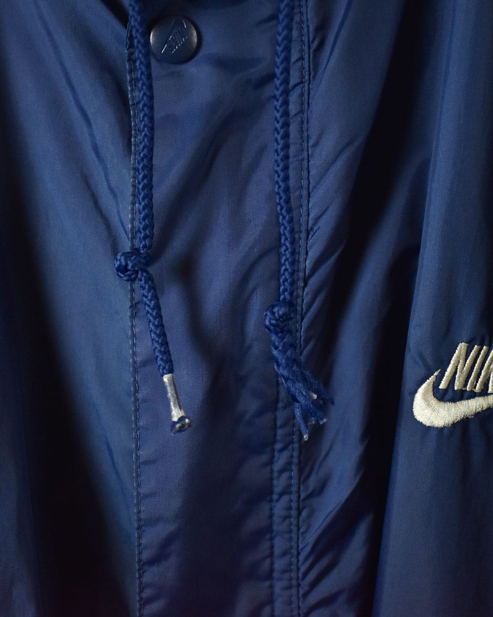 Navy Nike 80s Windbreaker Jacket - Large