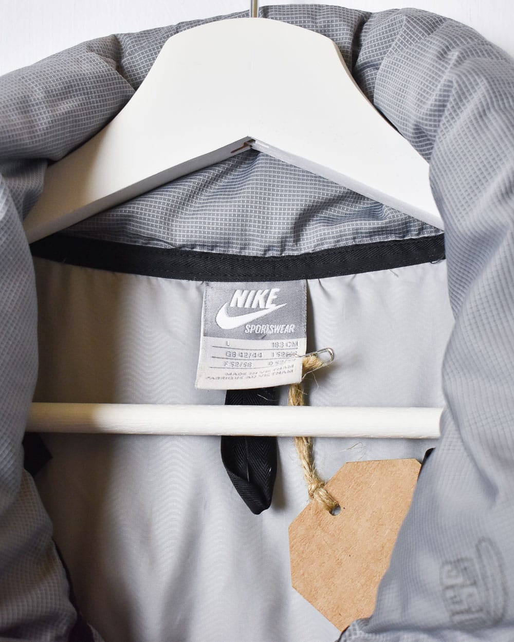 Stone Nike Puffer Jacket - Large
